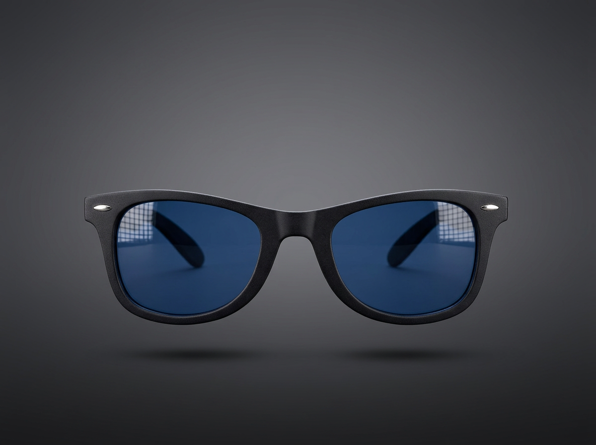 Blue-lens golf ball finder glasses